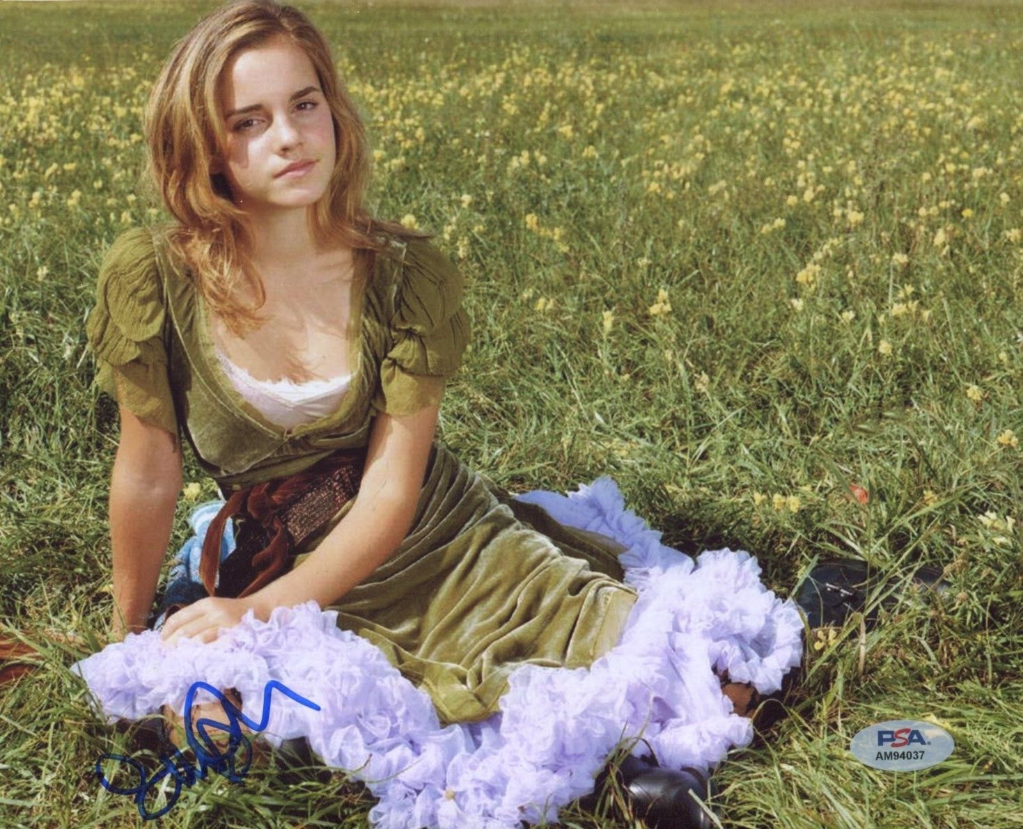 Emma Watson Harry Potter Hermione Granger Rare Signed Autograph Photo PSA DNA