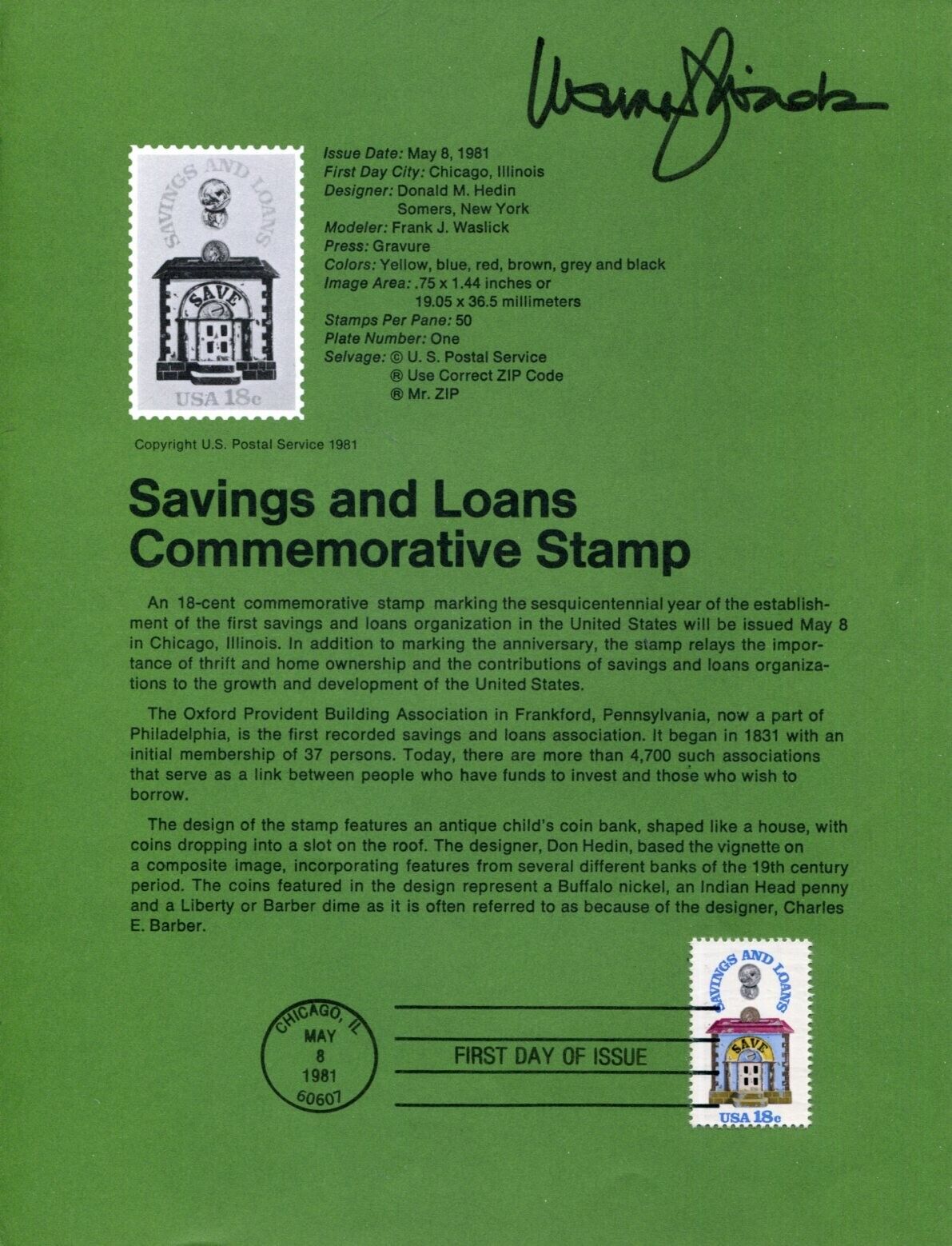 Norman Mineta Secretary Of Transportation Signed Autograph FDC Stamp Sheet