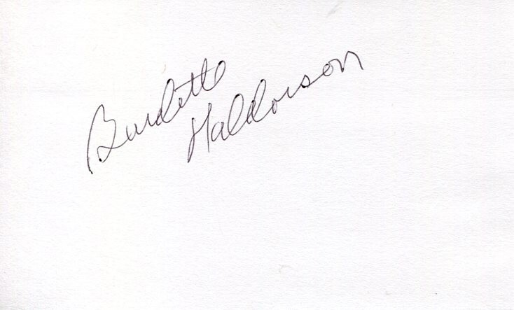 Burdette Haldorson Colorado Buffaloes Olympic Gold Basketball Signed Autograph