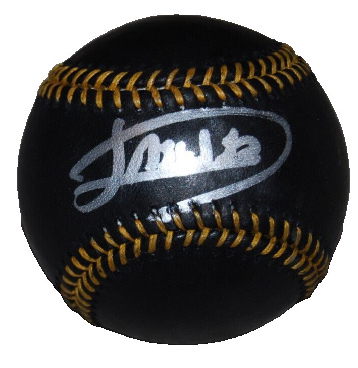 JAVIER ASSAD signed (CHICAGO CUBS) Black Major OML baseball PSA/DNA AN39821