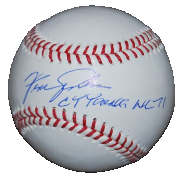 FERGIE JENKINS signed (CHICAGO CUBS) Major League OML baseball PSA/DNA AN39823