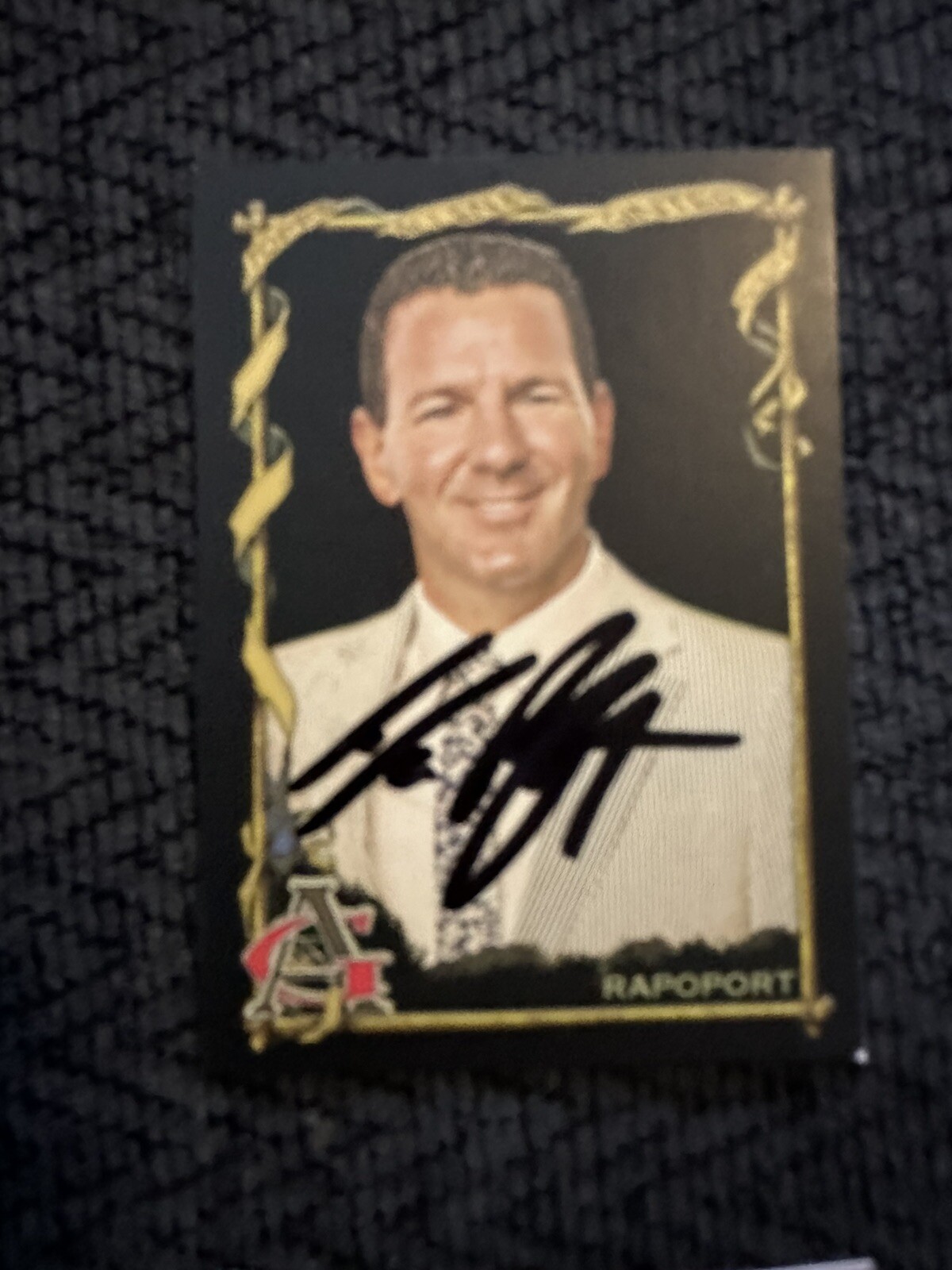 Signed Trading Card Ian Rapoport Allen & Ginter Autographed NFL Reporter