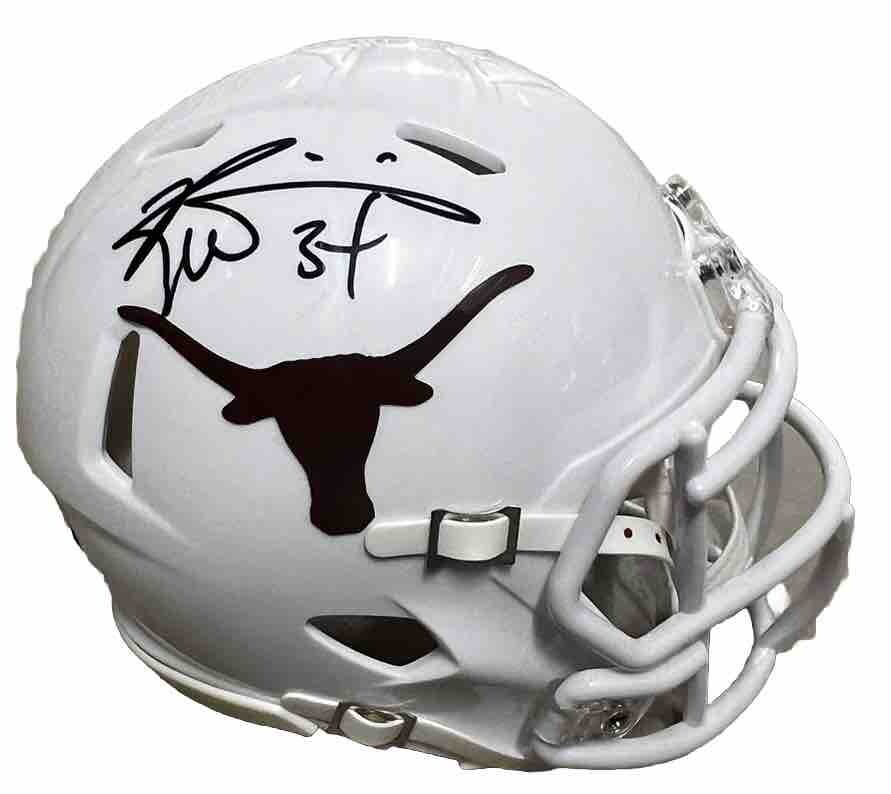 RICKY WILLIAMS signed (Texas Longhorns) Mini helmet BECKETT BM02798