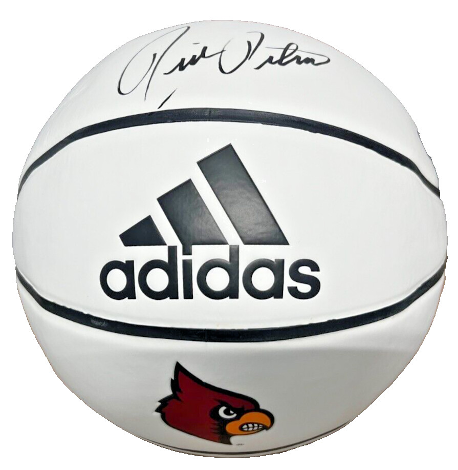 RICK PITINO signed (LOUISVILLE CARDINALS) Mini basketball BECKETT BM02751