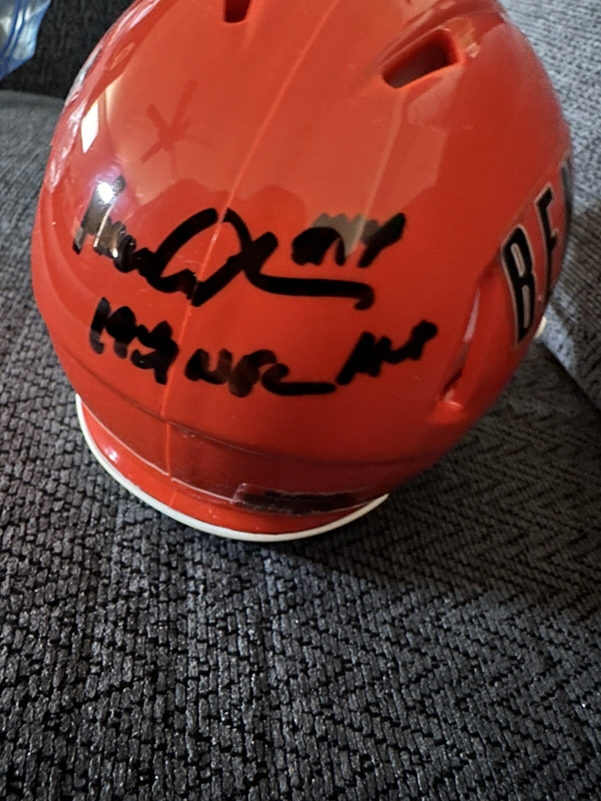 Ken Anderson Signed Cincinnati Bengals Throwback Mini Helmet Autographed