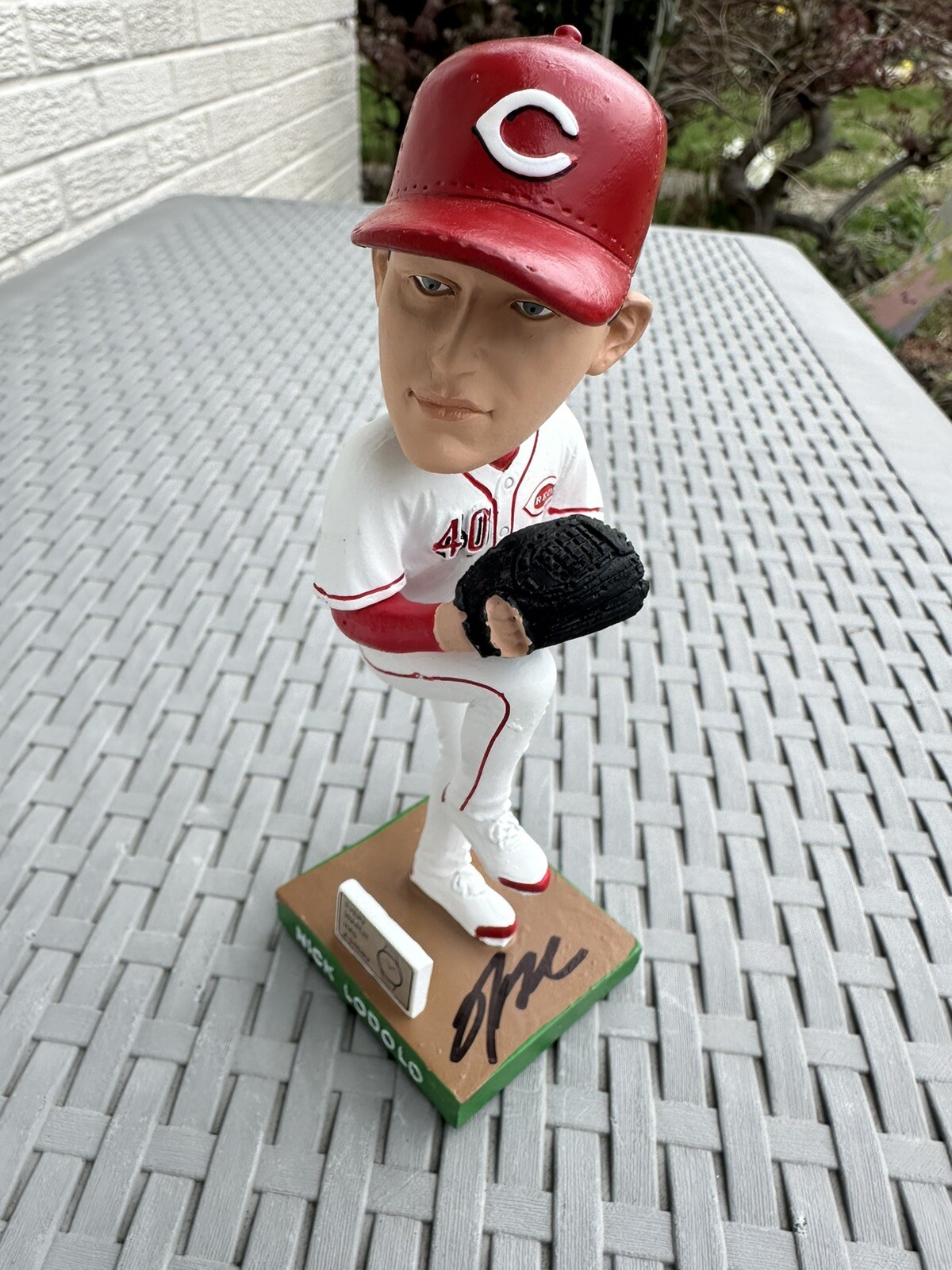 CINCINNATI REDS Nick Lodolo Signed Bobblehead NIB 9/11/23 SGA 2023 Autographed