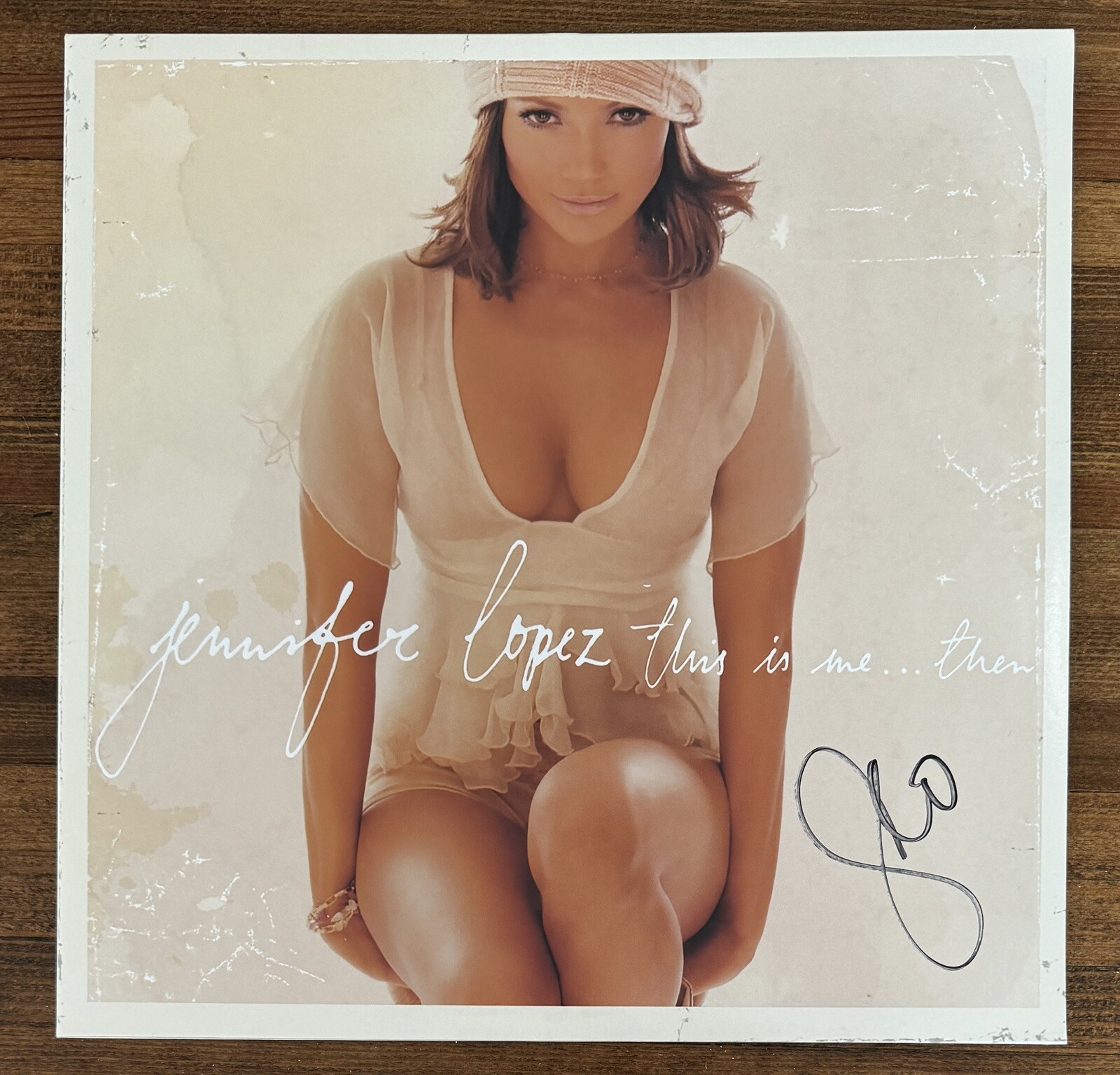 SIGNED Jennifer Lopez This Is Me Then Vinyl LP Autographed BAS Beckett COA HOT!