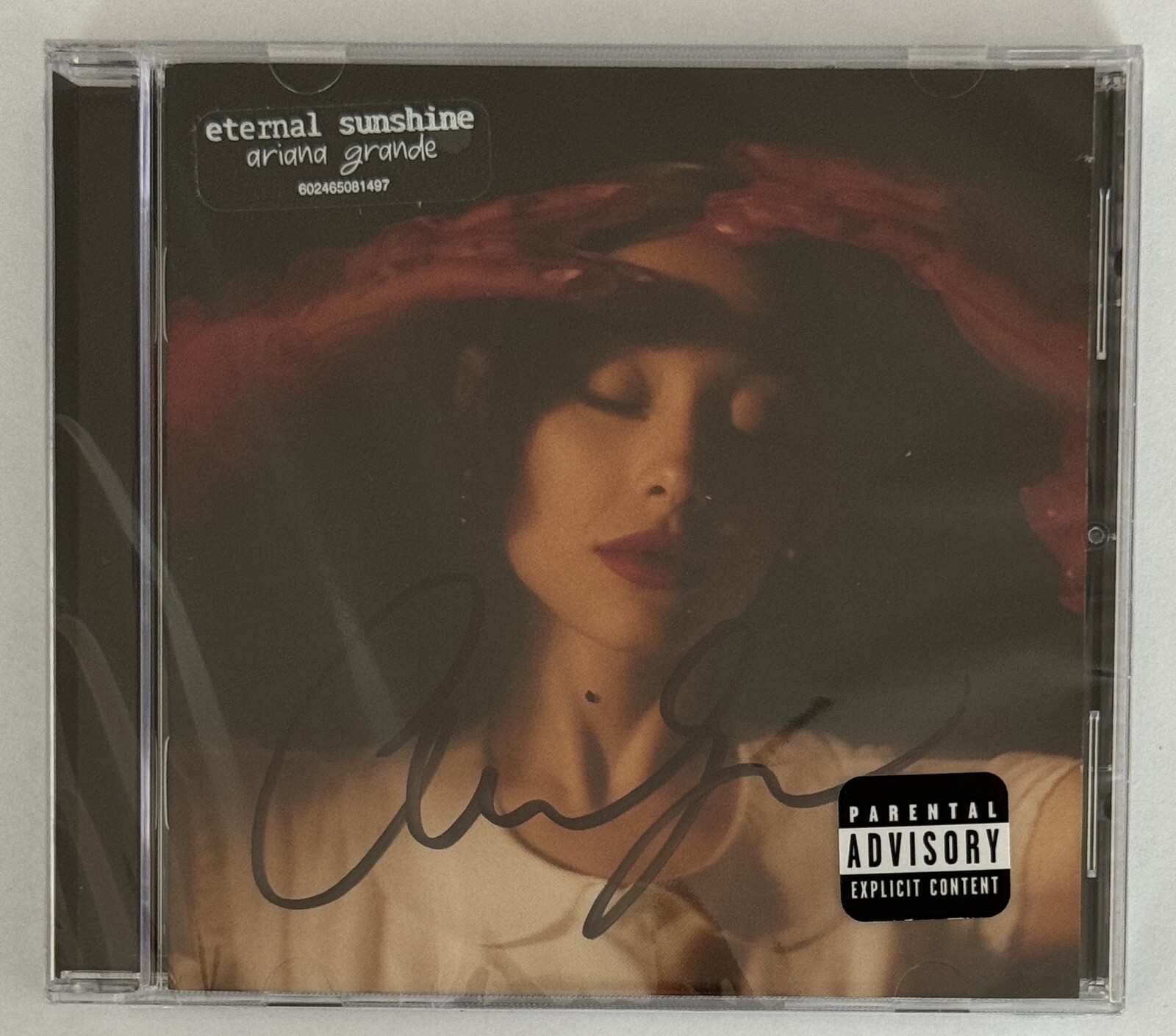 Ariana Grande SIGNED SEALED Eternal Sunshine Autographed CD & FULL SIGNATURE #4