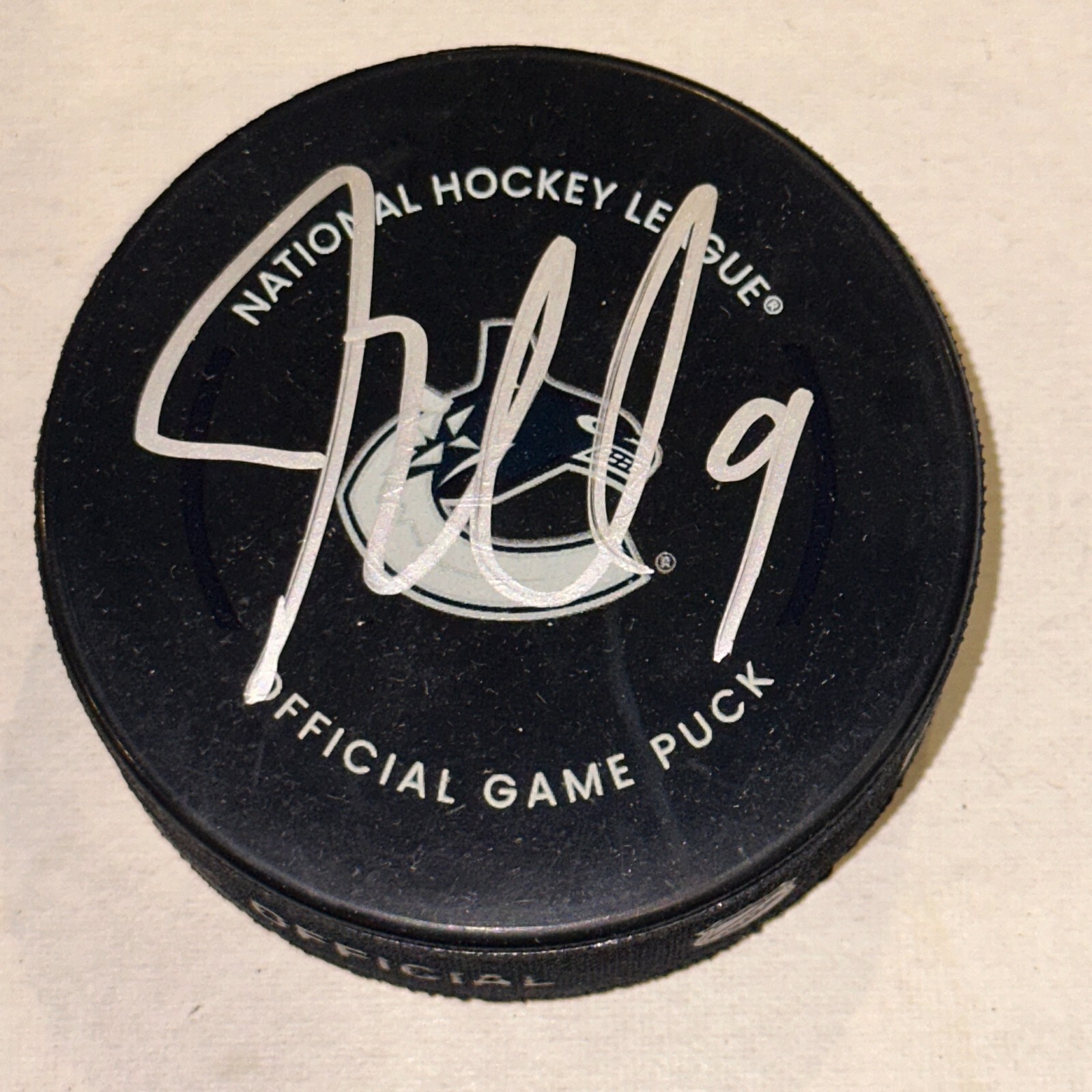 J.T. MILLER Signed St. Louis BLUES Official GAME Puck Beckett (BAS)