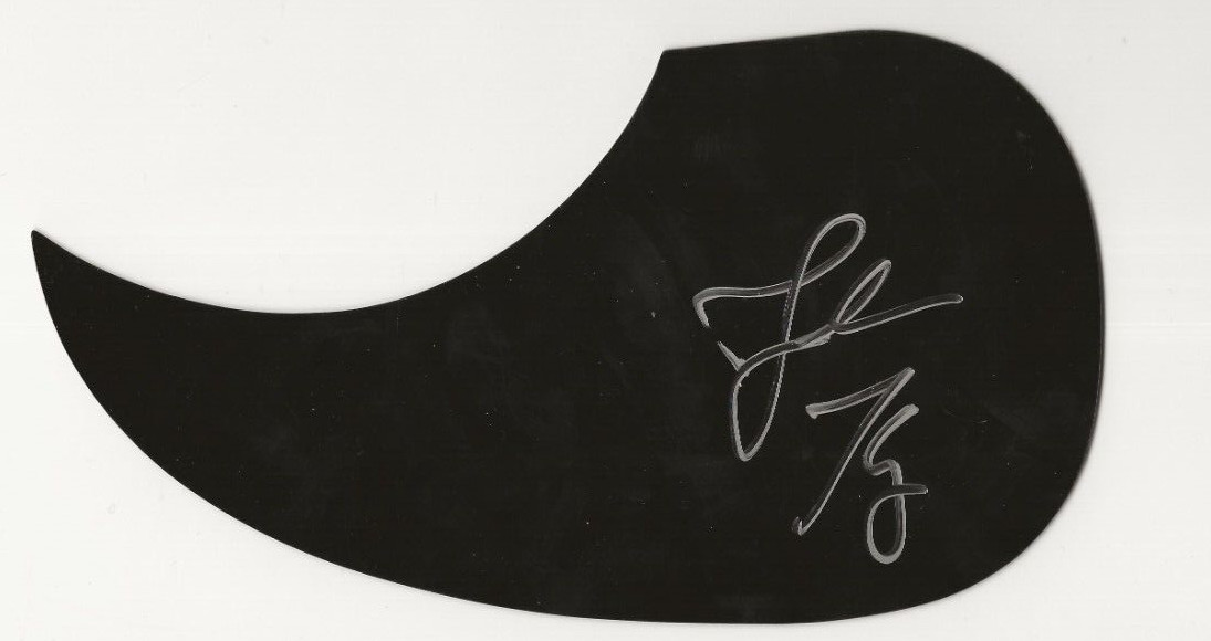 John Kay of Steppenwolf REAL SIGNED Acoustic Guitar Pickguard COA Autographed