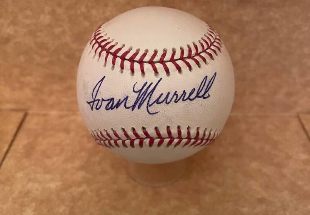 IVAN MURRELL ASTROS/PADRES SIGNED AUTOGRAPHED M.L. BASEBALL BECKETT AUTH