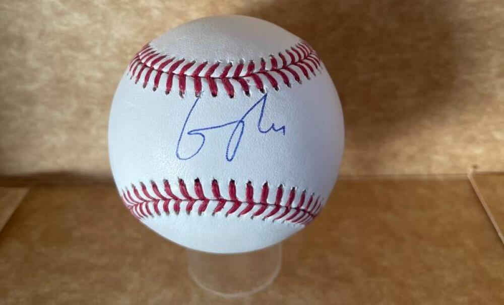 NELSON RADA ANGELS SIGNED AUTOGRAPHED M.L. BASEBALL BECKETT AUTH