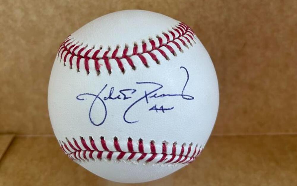 JAKE PEAVY GIANTS/PADRES SIGNED AUTOGRAPHED M.L. BASEBALL BECKETT AUTH