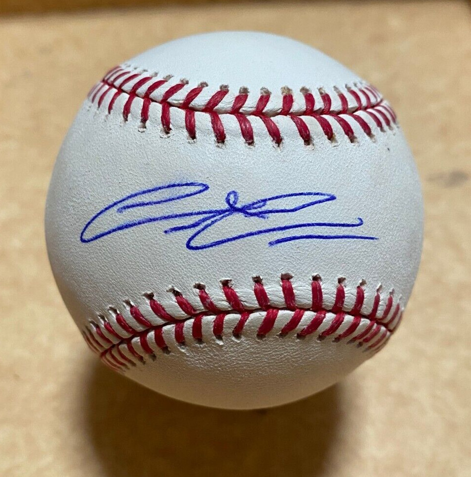 GRANT GREEN ANGELS/GIANTS/NATS SIGNED AUTOGRAPHED M.L. BASEBALL W/COA