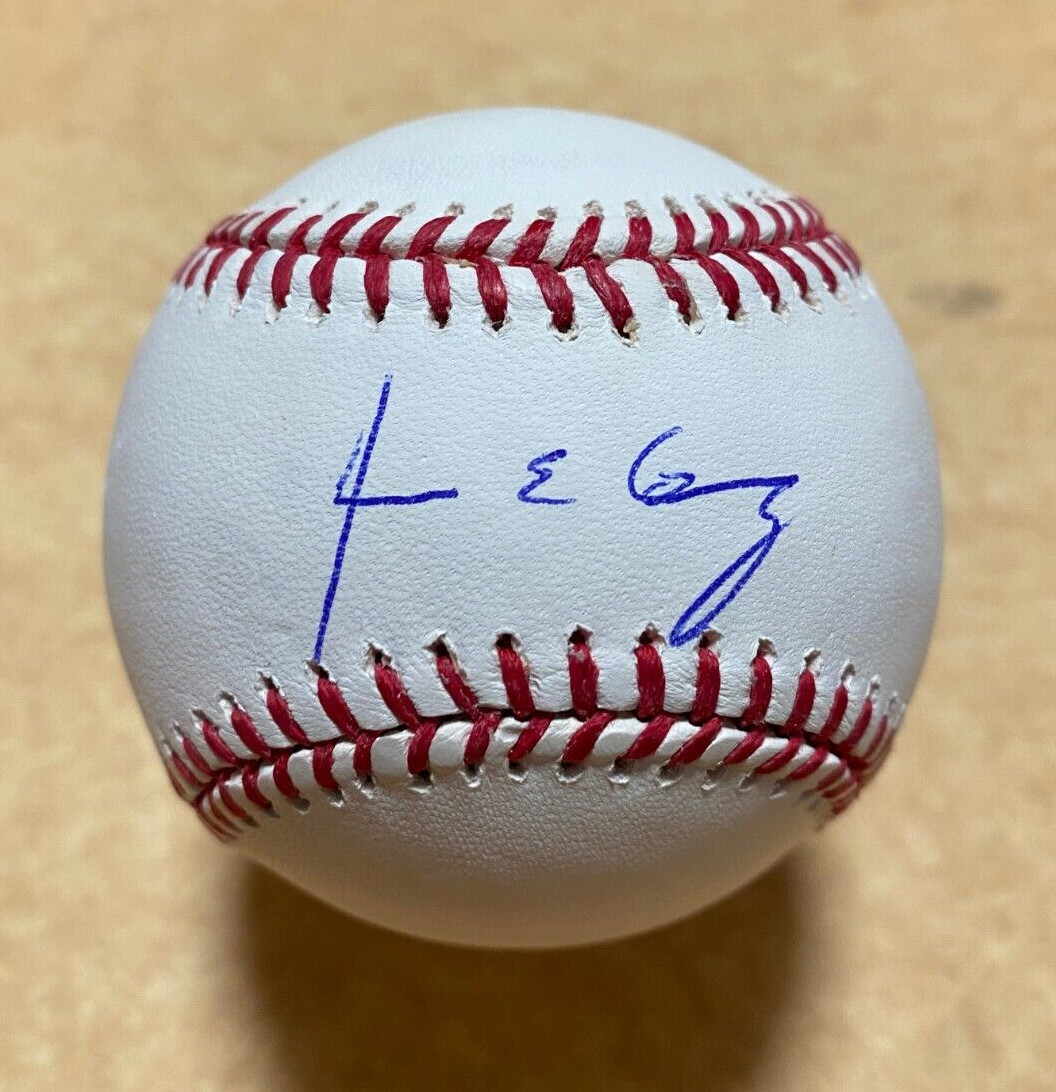 JARLIN GARCIA MARLINS/GIANTS SIGNED AUTOGRAPHED M.L. BASEBALL W/COA *