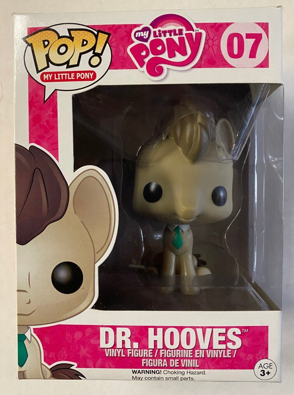 FUNKO POP #07 MY LITTLE PONY DR. HOOVES FIGURE W/ORIGINAL BOX
