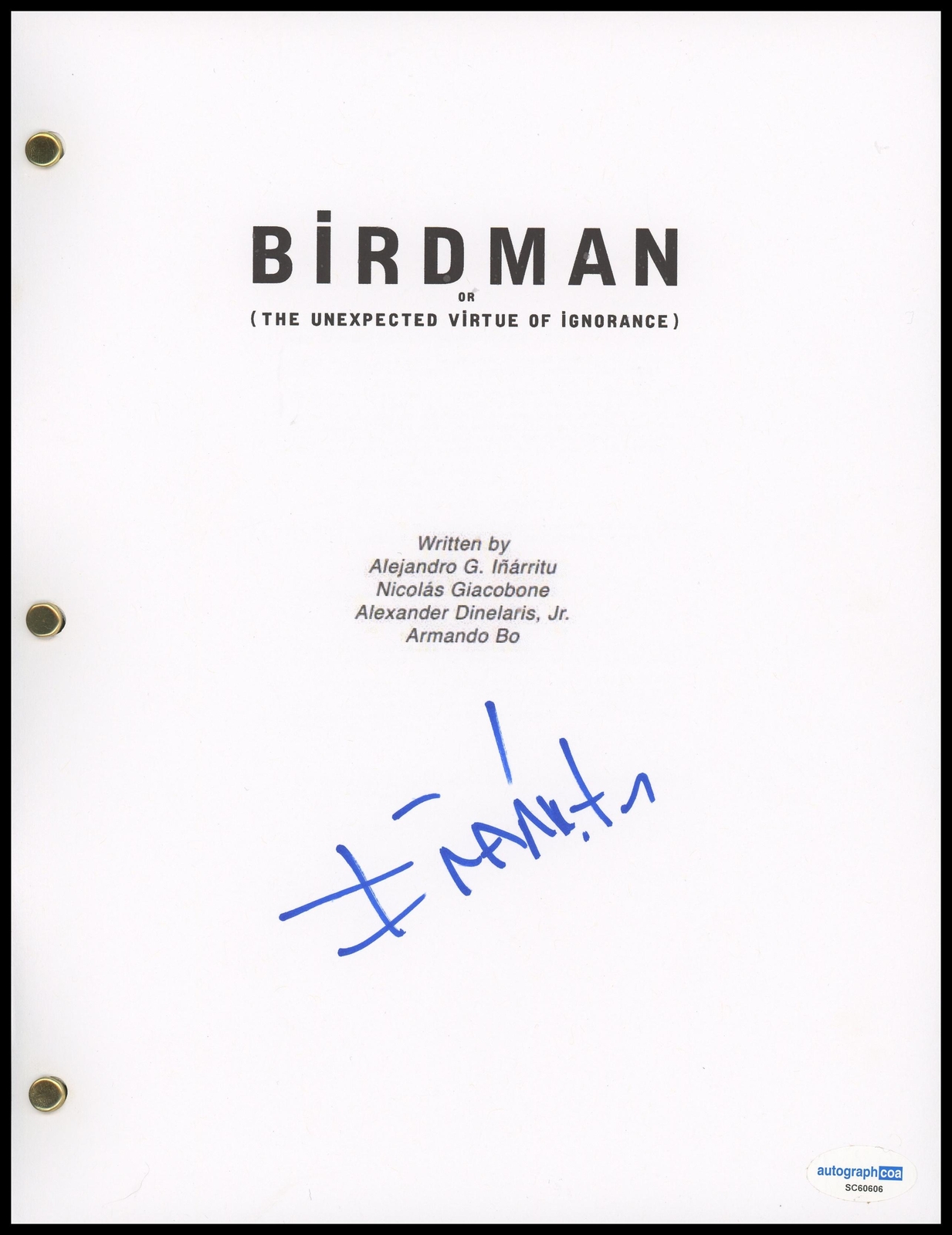 Alejandro Gonzalez Inarritu 