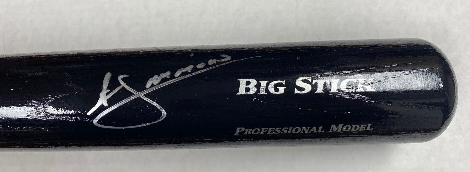 ANDRELTON SIMMONS BRAVES ANGELS CUBS SIGNED AUTOGRAPH RAWLINGS BLACK BAT W/COA