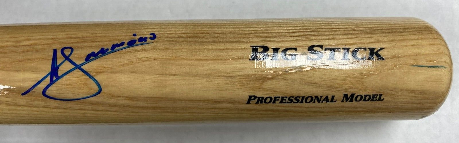 ANDRELTON SIMMONS BRAVES ANGELS CUBS SIGNED AUTOGRAPH RAWLINGS BLONDE BAT W/COA