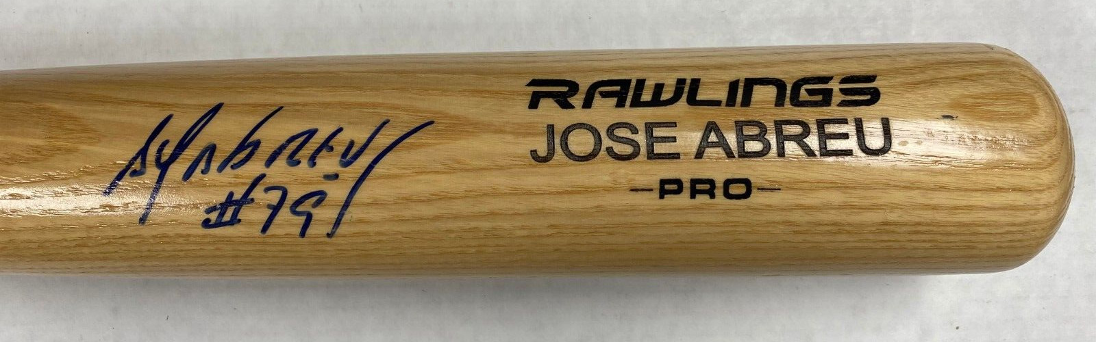 JOSE ABREU HOUSTON ASTROS SIGNED AUTOGRAPHED ENGRAVED RAWLINGS PRO BAT PSA
