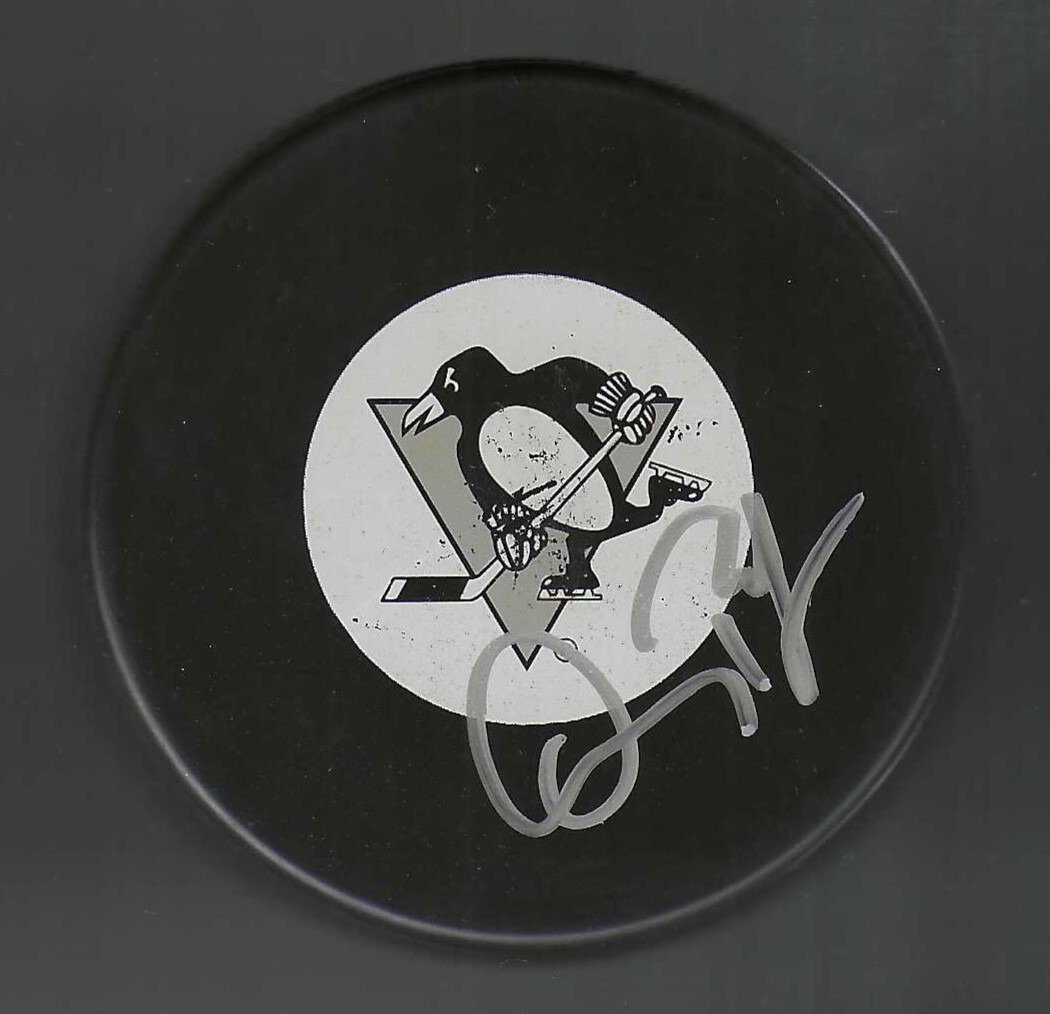 Doug Bodger Signed Pittsburgh Penguins Puck