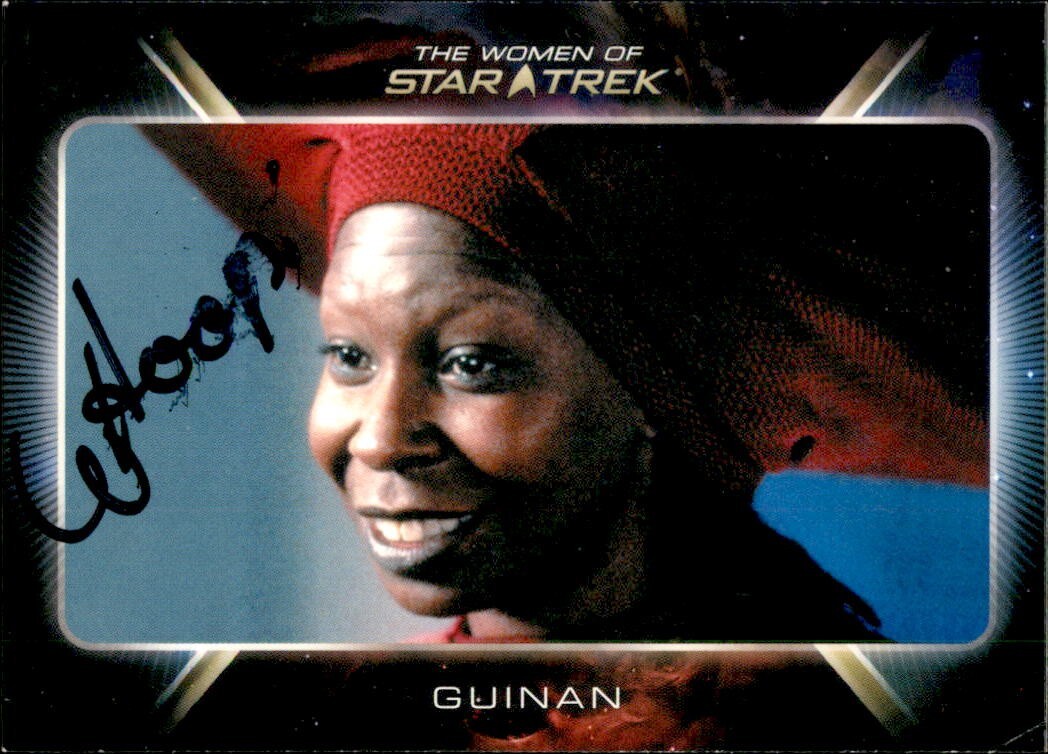 Whoopi Goldberg Signed The Women Of Star Trek TNG Guinan Card #30 JSA COA