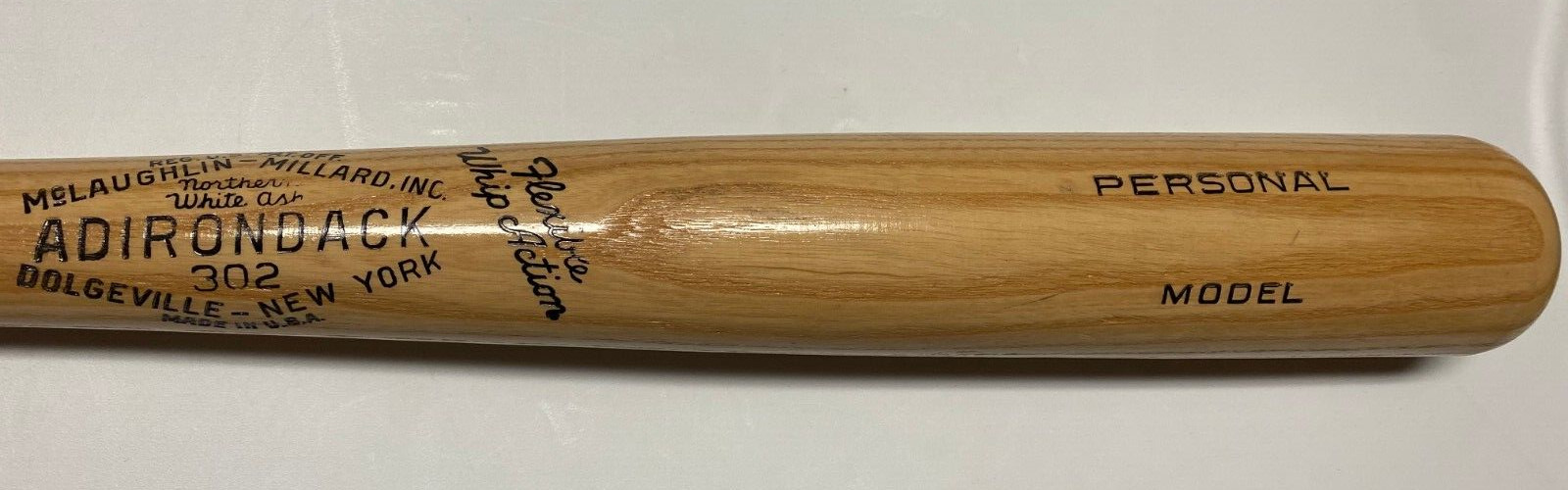 ADRIONDACK 302 PROFESSIONAL MODEL NATURAL BASEBALL BAT