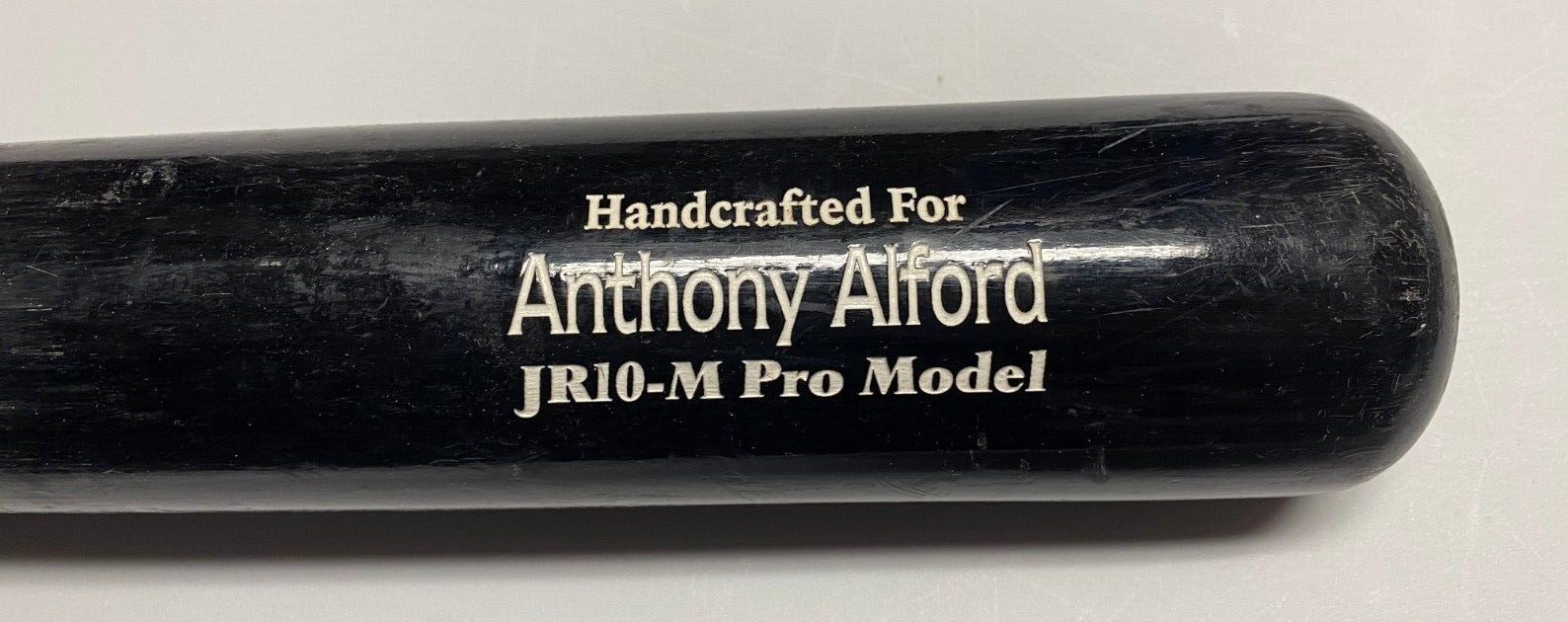 ANTHONY ALFORD BLUE JAYS PIRATES REDS CRACKED GAME USED MARUCCI BAT W/COA *