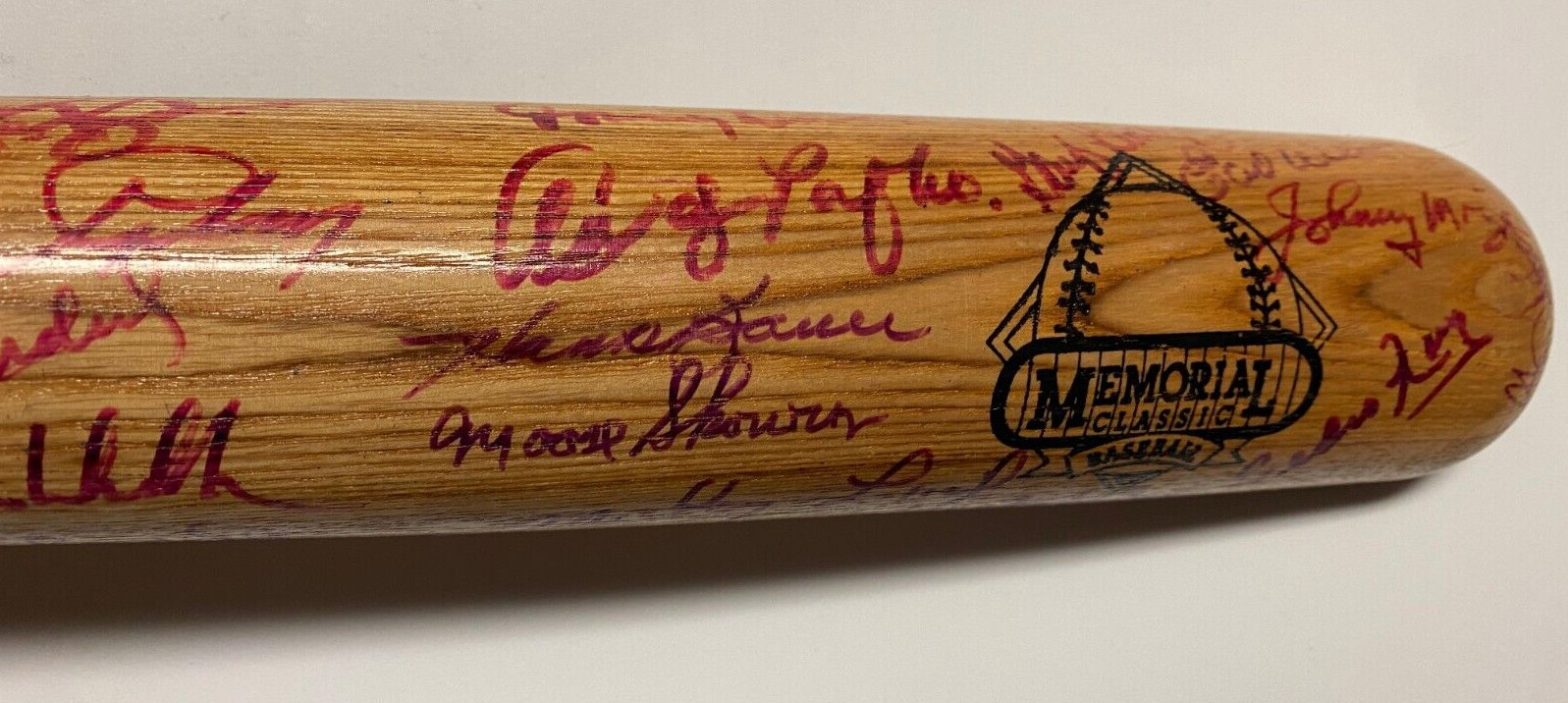 MLB GREATS MULTI SIGNED AUTOGRAPH LV SLUGGER MEMORIAL CLASSICS SPLIT BAT COA *