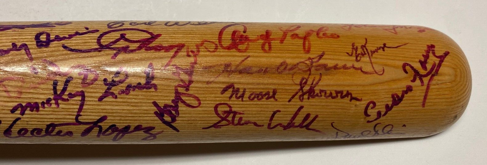 MLB GREATS MULTI SIGNED AUTOGRAPH LV SLUGGER MEMORIAL CLASSICS SPLIT BAT COA ***