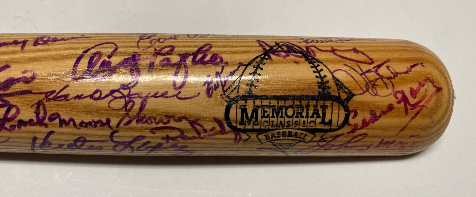 MLB GREATS MULTI SIGNED AUTOGRAPH LV SLUGGER MEMORIAL CLASSICS SPLIT BAT COA !