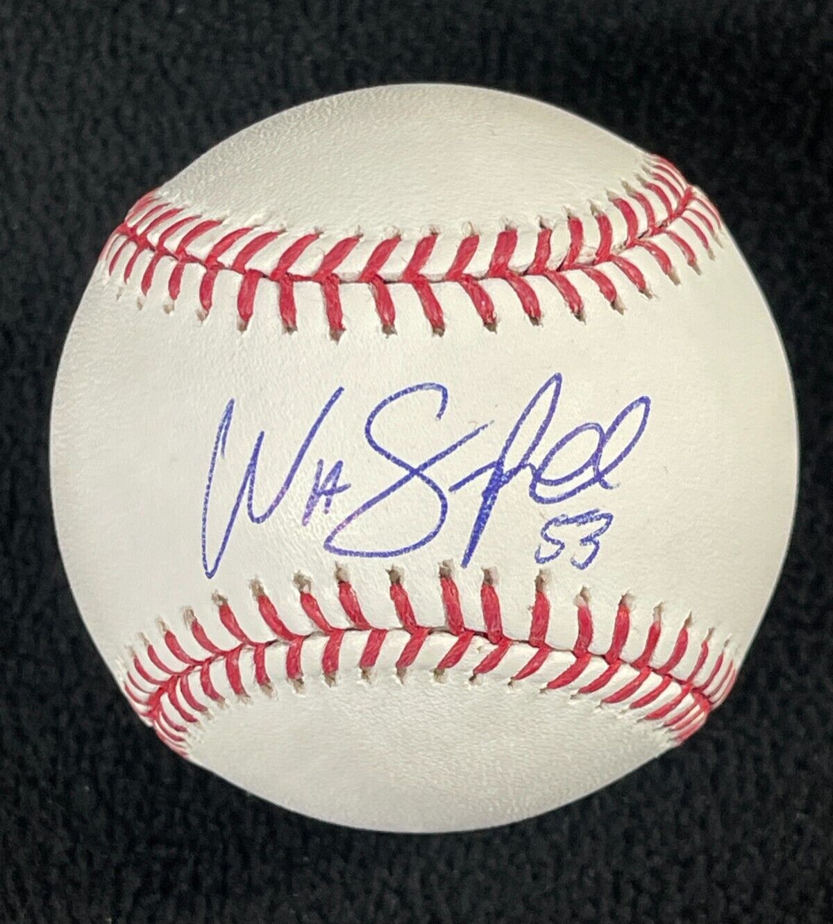 Warwick Saupold Signed Detroit Tigers OML Baseball Beckett COA