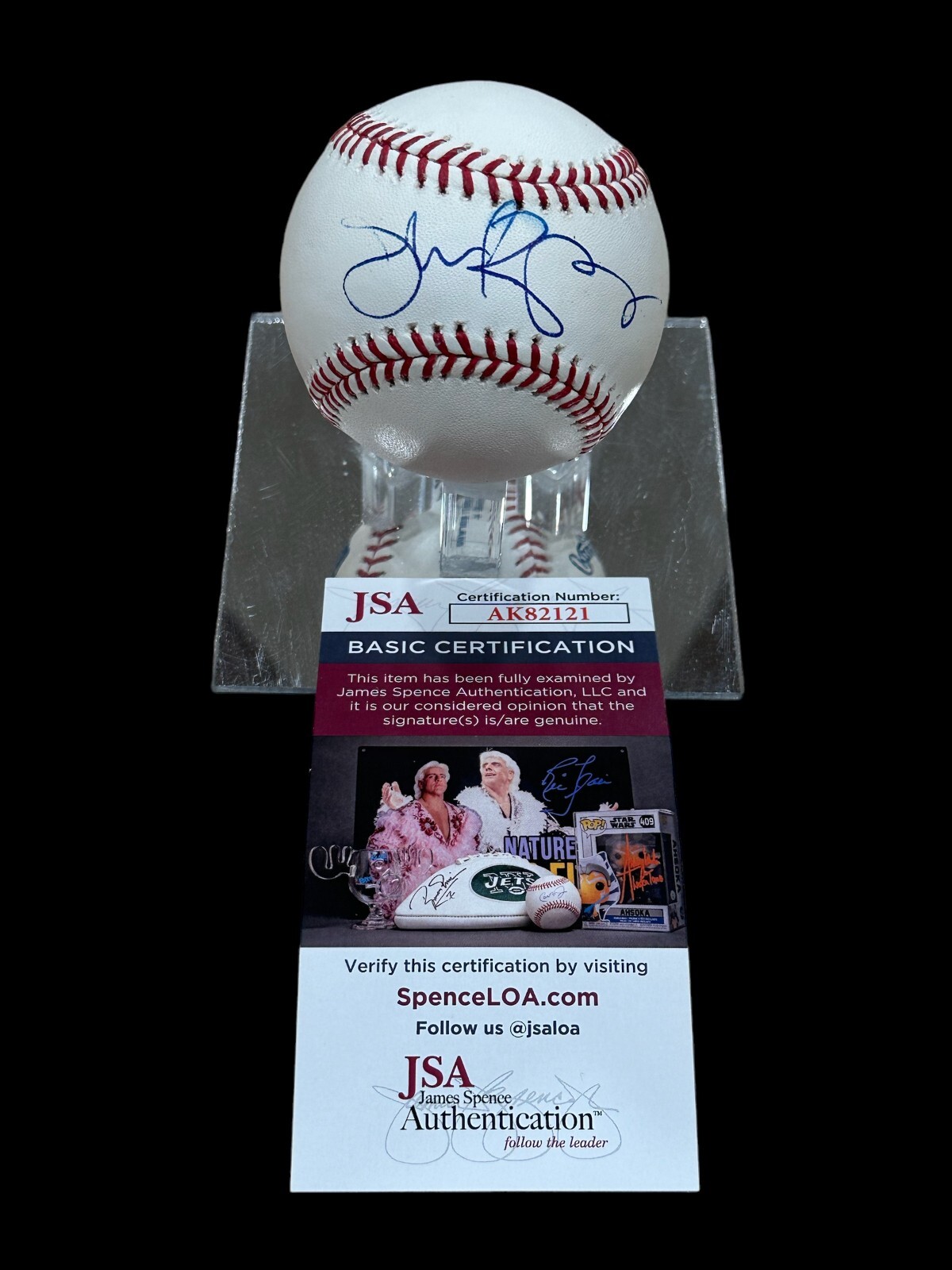 John Ratzenberger Star Wars Cheers Toy Story Signed Autograph Baseball JSA