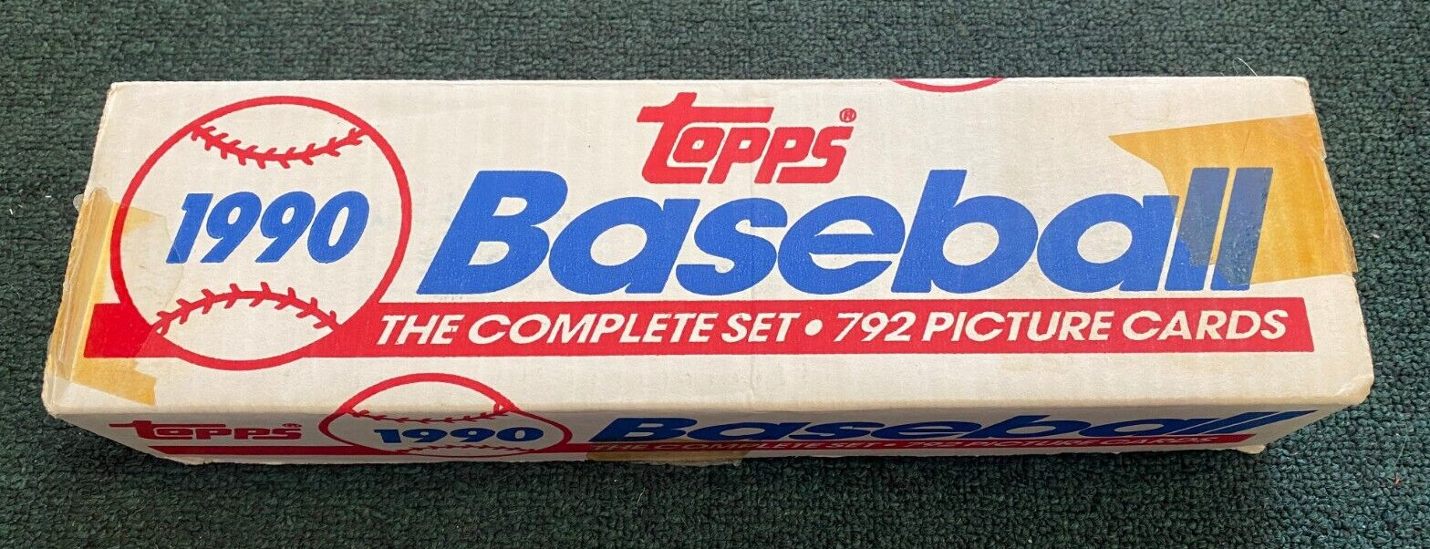 1990 TOPPS BASEBALL 792 CARDS COMPLETE SET COLLECTIBLE MEMORABILIA