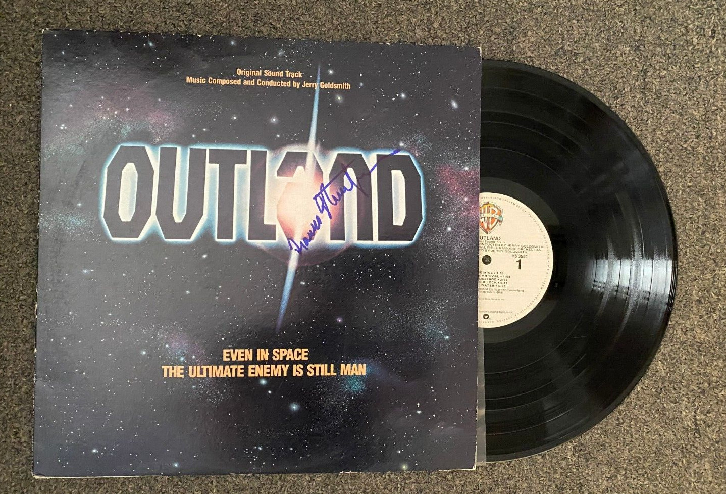 FRANCES STERNHAGEN OUTLAND SIGNED AUTOGRAPHED ALBUM COVER W/COA