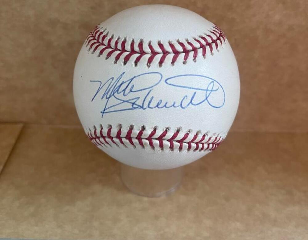 MIKE SCHMIDT PHILLIES VINTAGE SIGNED AUTO M.L. BASEBALL JSA AUTH
