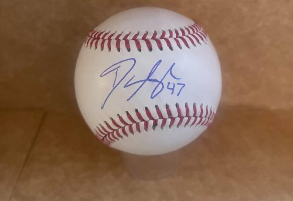 DANE MYERS MARLINS SIGNED AUTOGRAPHED M.L. BASEBALL W/COA