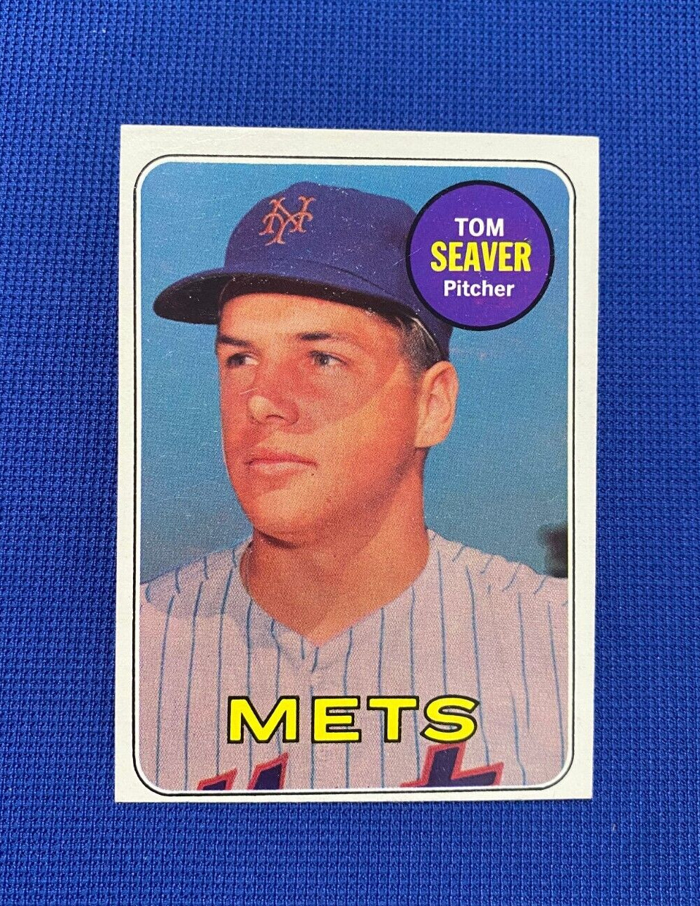 1969 TOPPS TOM SEAVER NEW YORK METS #480 CARD VINTAGE