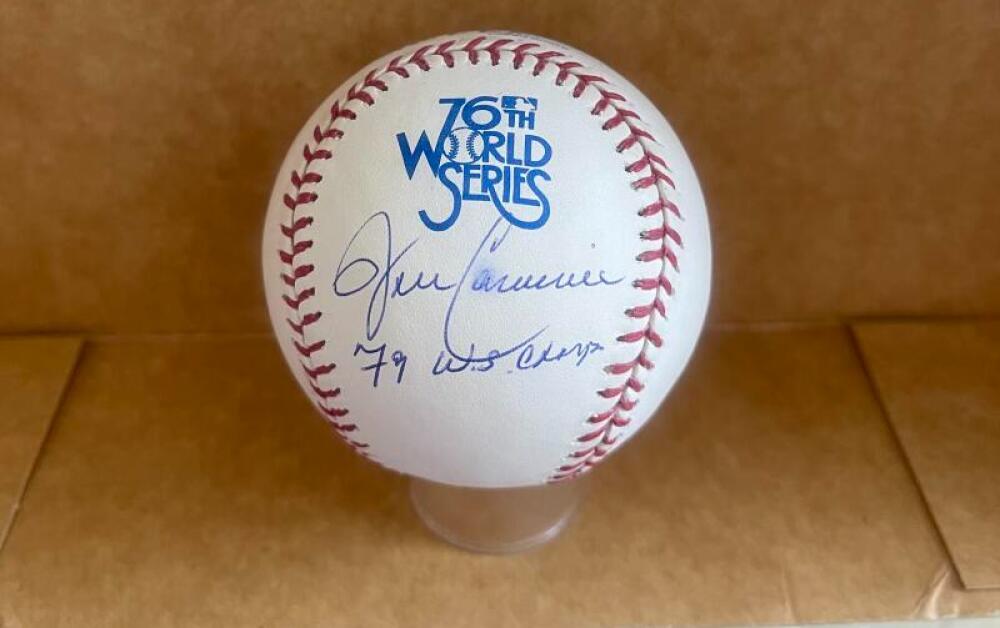 JOHN CANDELARIA PIRATES 79 WSC SIGNED 1979 WORLD SERIES BASEBALL BECKETT AUTH