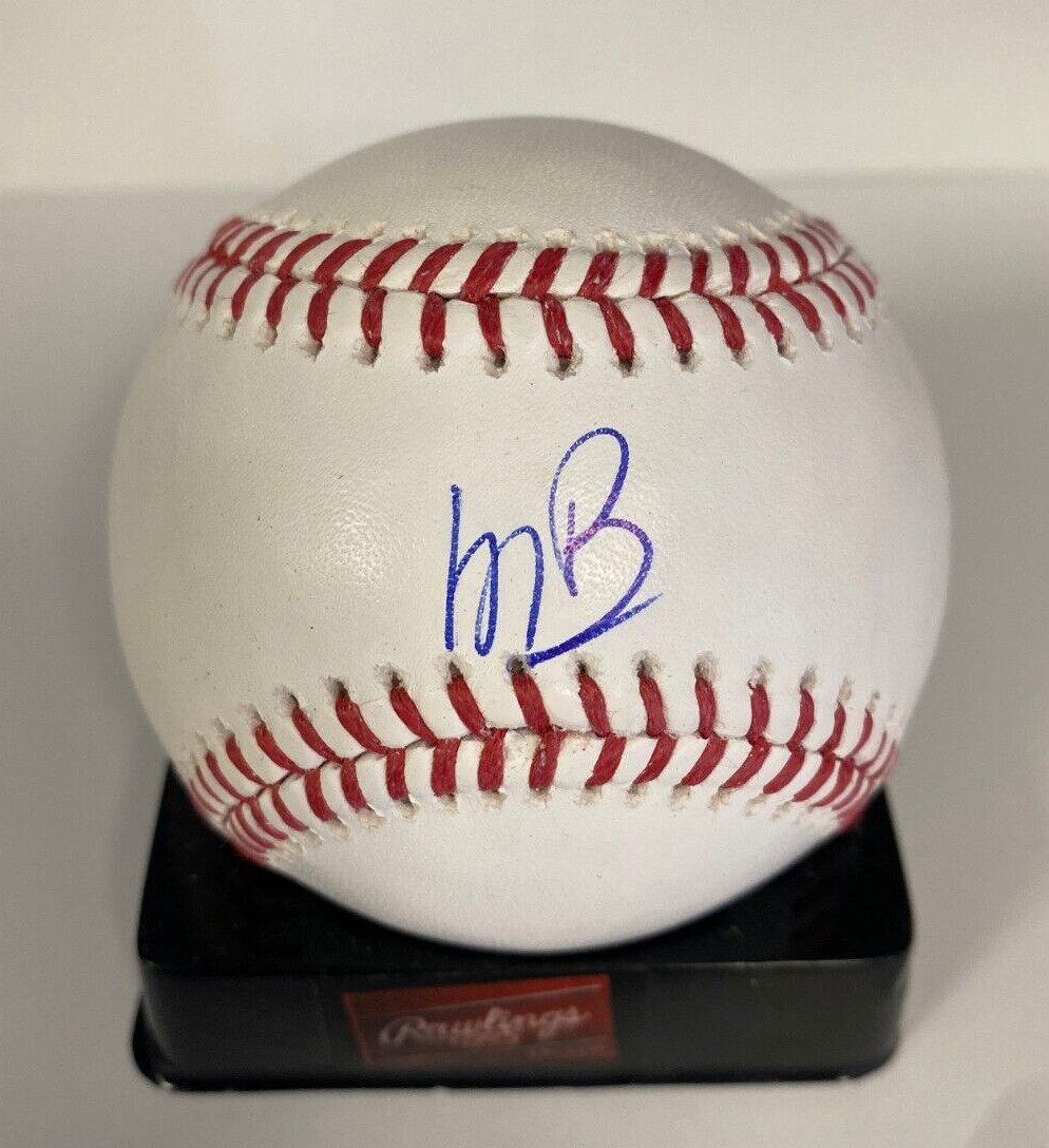 MIGUEL BLEIS BOSTON RED SOX SIGNED AUTOGRAPHED M.L. BASEBALL BECKETT A