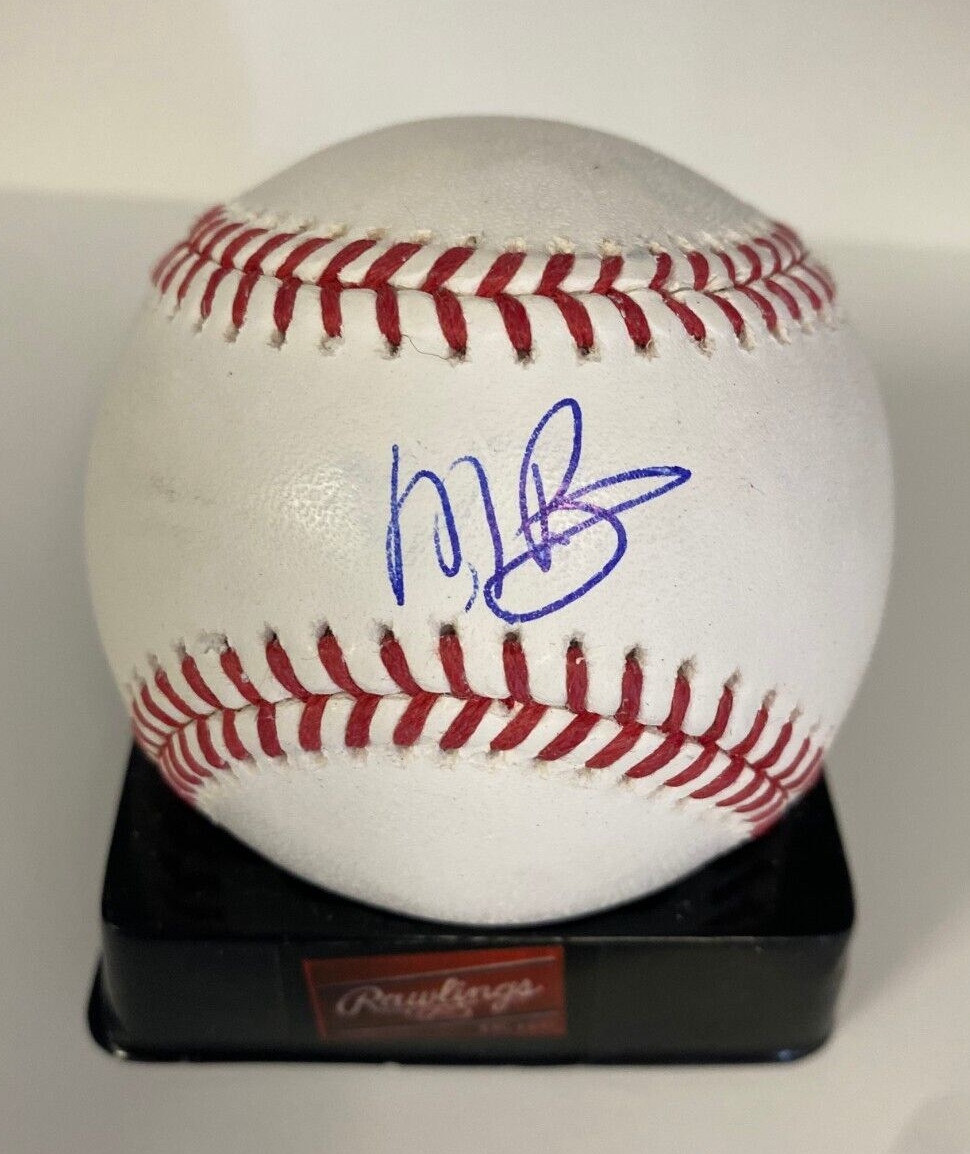MIGUEL BLEIS BOSTON RED SOX SIGNED AUTOGRAPHED M.L BASEBALL BECKETT AUTHENTIC *