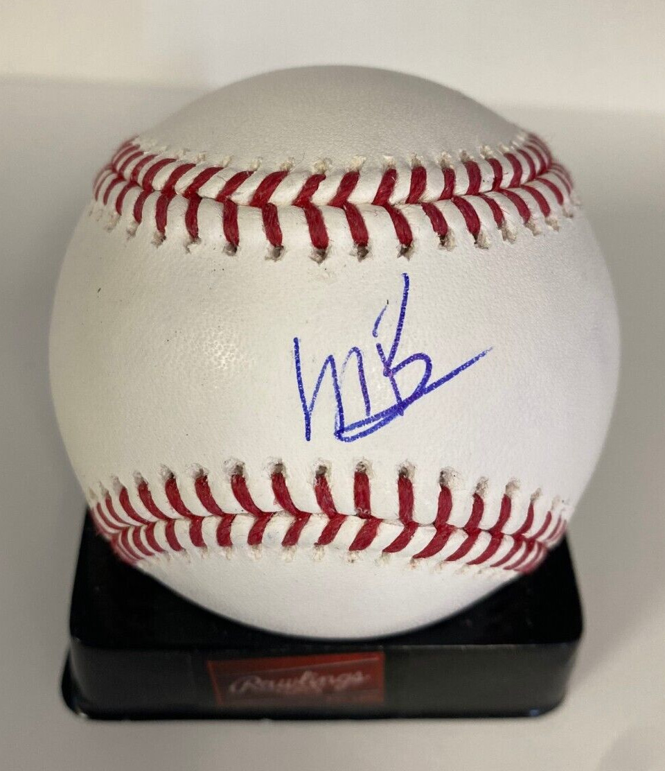 MIGUEL BLEIS BOSTON RED SOX SIGNED AUTOGRAPHED M.L BASEBALL BECKETT AUTH *