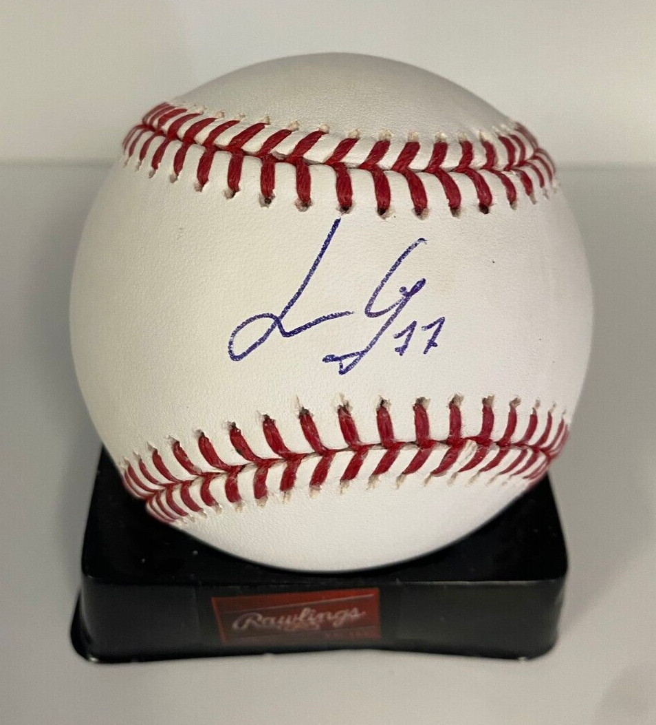 LUIS GARCIA HOUSTON ASTROS SIGNED AUTOGRAPHED M.L. BASEBALL BECKETT