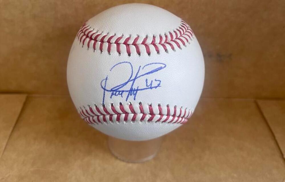 RAFAEL MONTERO ASTROS SIGNED AUTO M.L. BASEBALL BECKETT AUTH