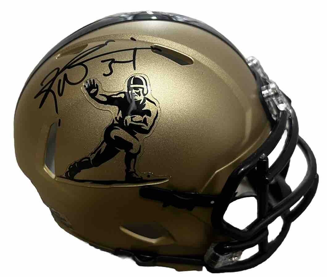 RICKY WILLIAMS signed (Heisman Trophy) Mini football helmet BECKETT BM027802