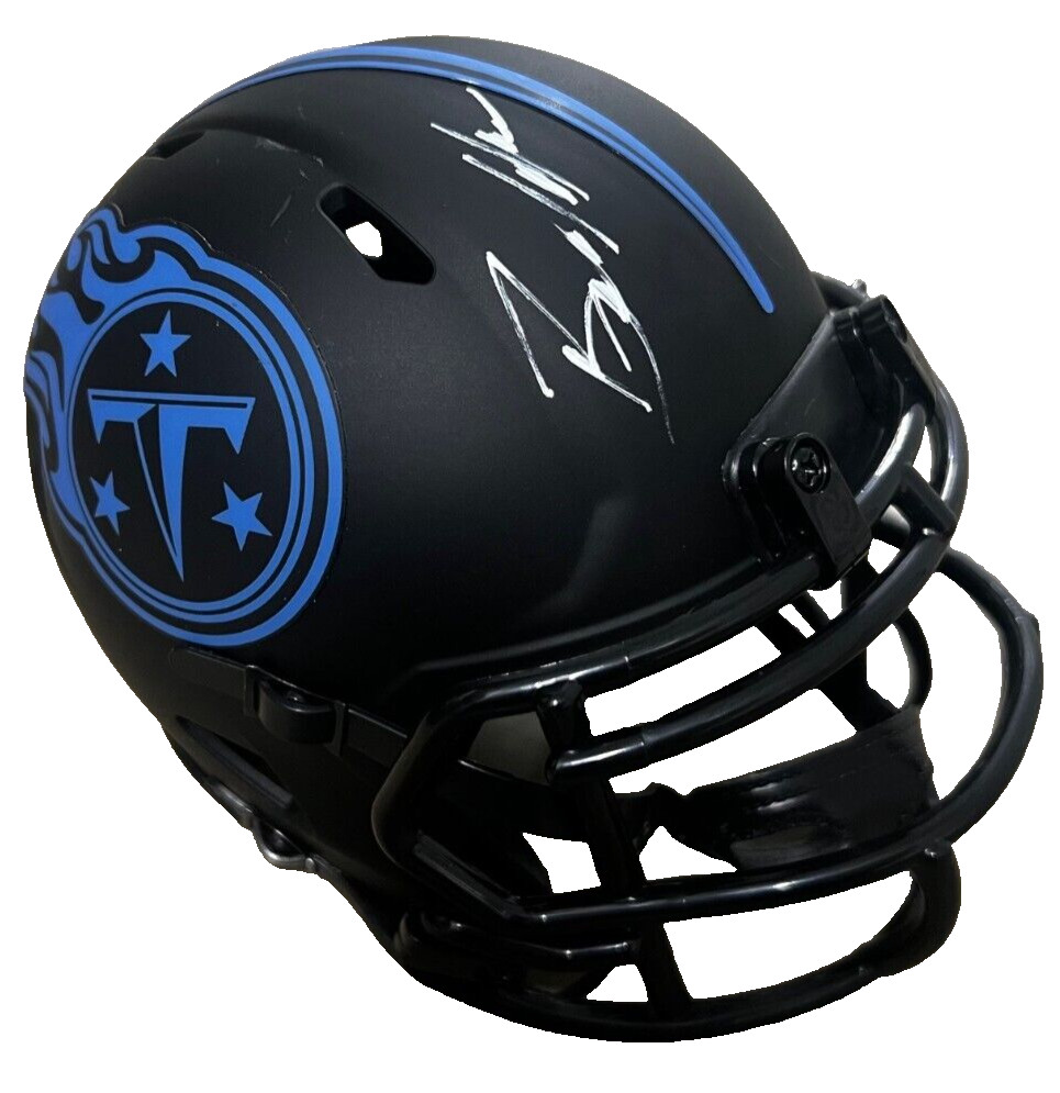 BRIAN CALLAHAN signed (TENNESSEE TITANS) mini football helmet BECKETT BM02861