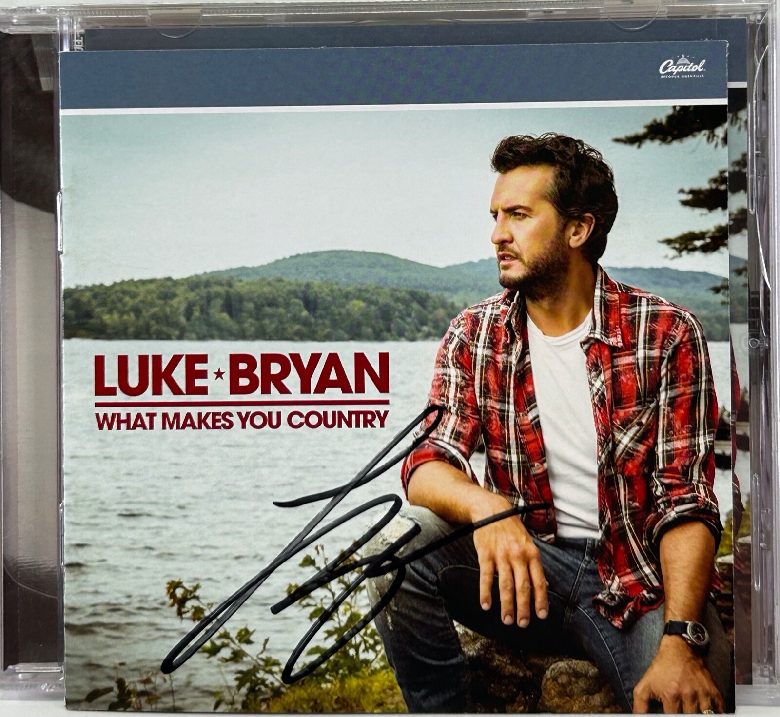 LUKE BRYAN Signed Autograph CD Insert 