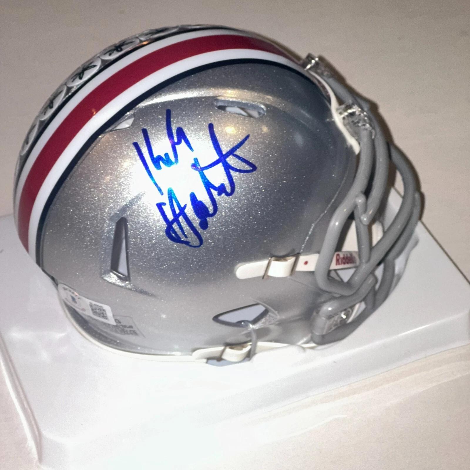 KIRK HERBSTREIT Signed Ohio State BUCKEYES Mini-helmet Beckett Auth. (BAS)