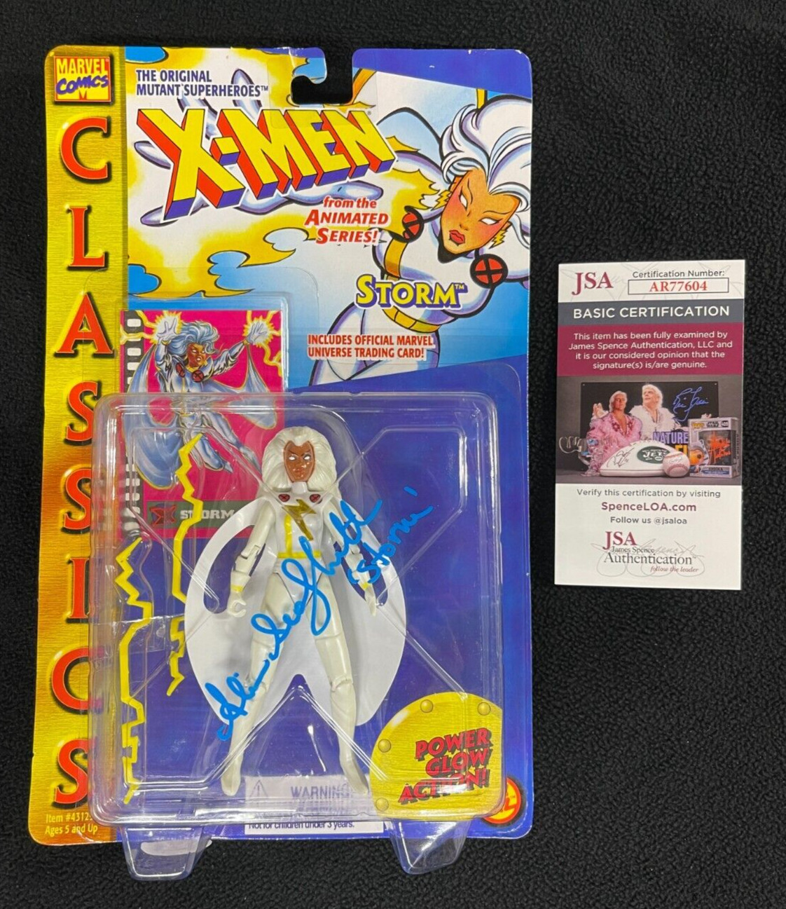 ALISON SEALY-SMITH SIGNED & INSCRIBED X-MEN CLASSICS STORM ACTION FIGURE JSA COA COLLECTIBLE MEMORABILIA