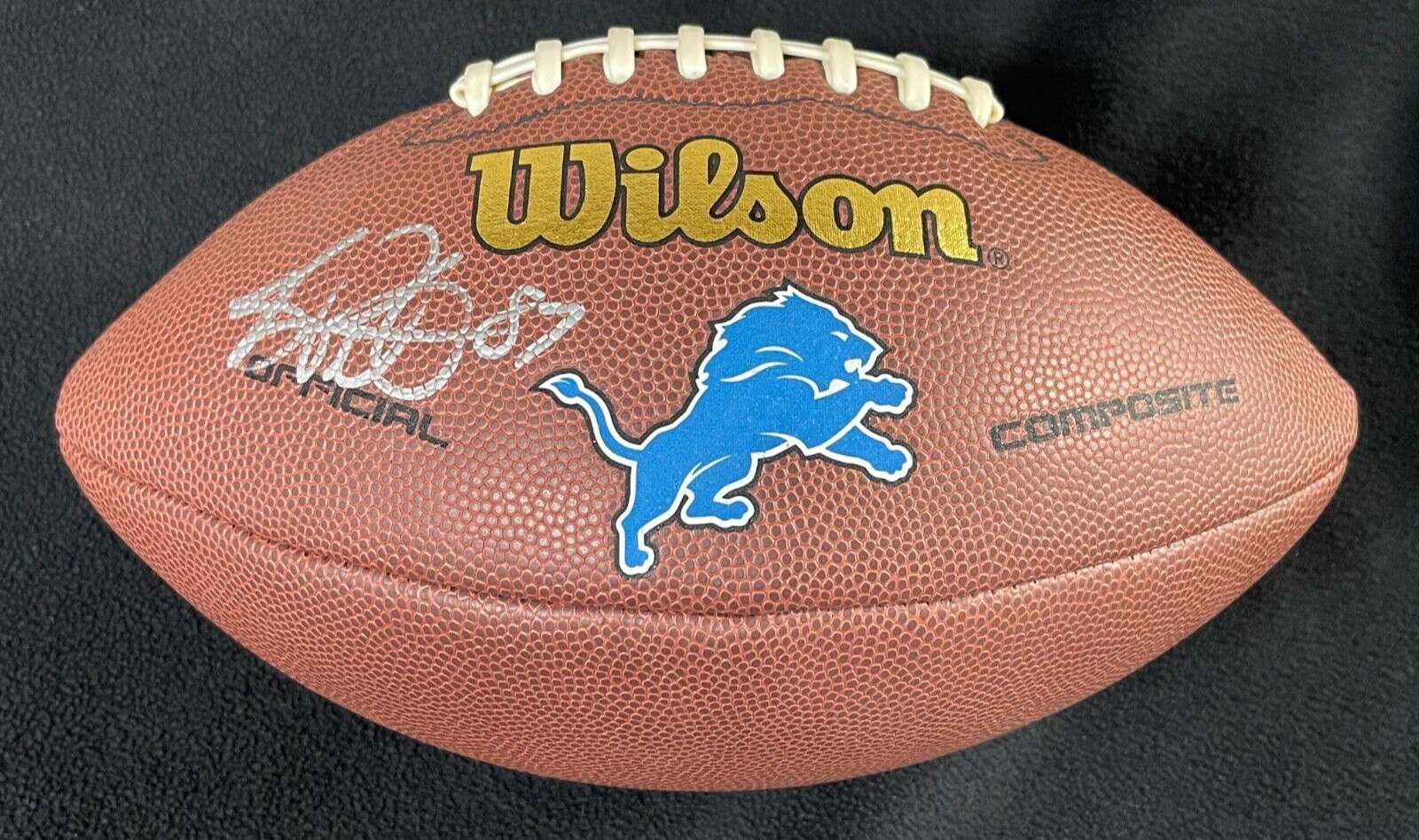 Brandon Pettigrew Detroit Lions Football JSA COA